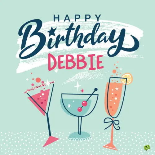 happy birthday image for Debbie.