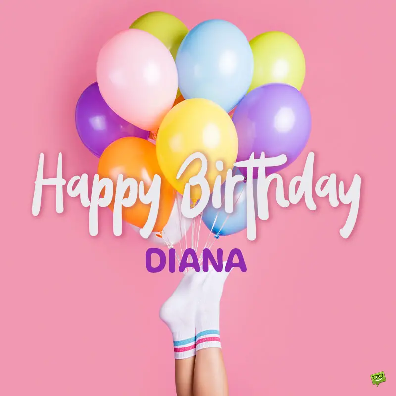 happy birthday image for Diana.