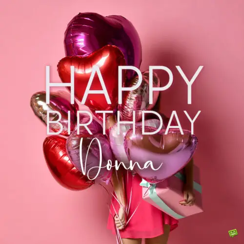 happy birthday image for Donna. | Birthday Wishes Expert happy birthday image for Donna.