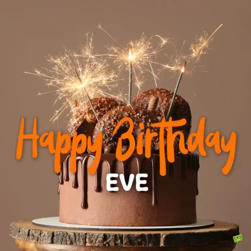 happy birthday image for Eve.