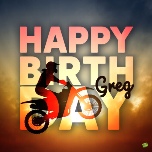 happy birthday image for Greg. | Birthday Wishes Expert happy birthday image for Greg.