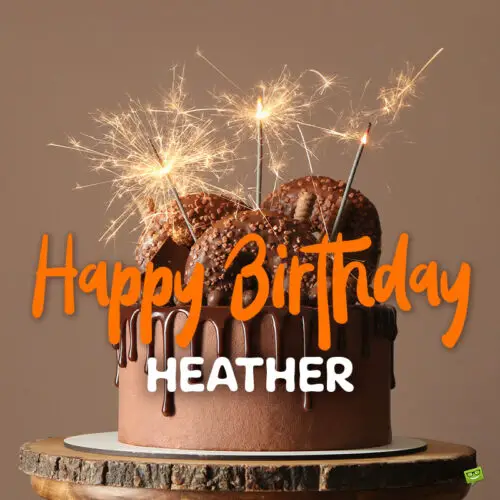 happy birthday image for Heather.