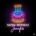 happy birthday image for Jennifer.