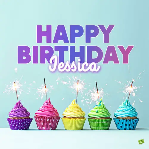 happy birthday image for Jessica.