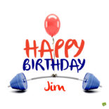 happy birthday image for Jim.