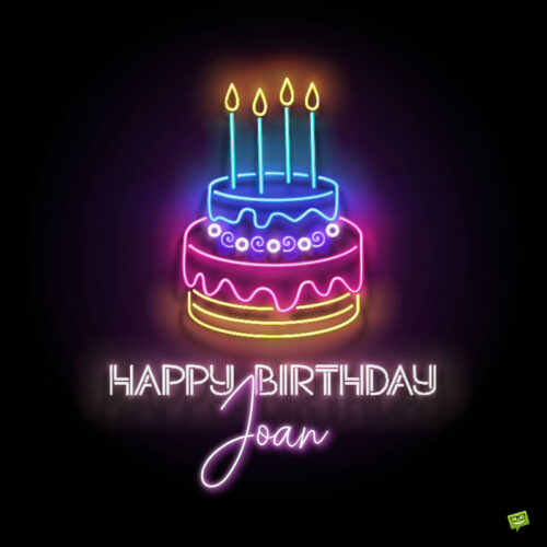 happy birthday image for Joan.