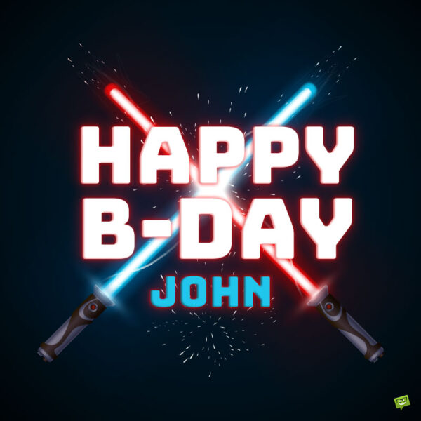 Happy Birthday image for John.