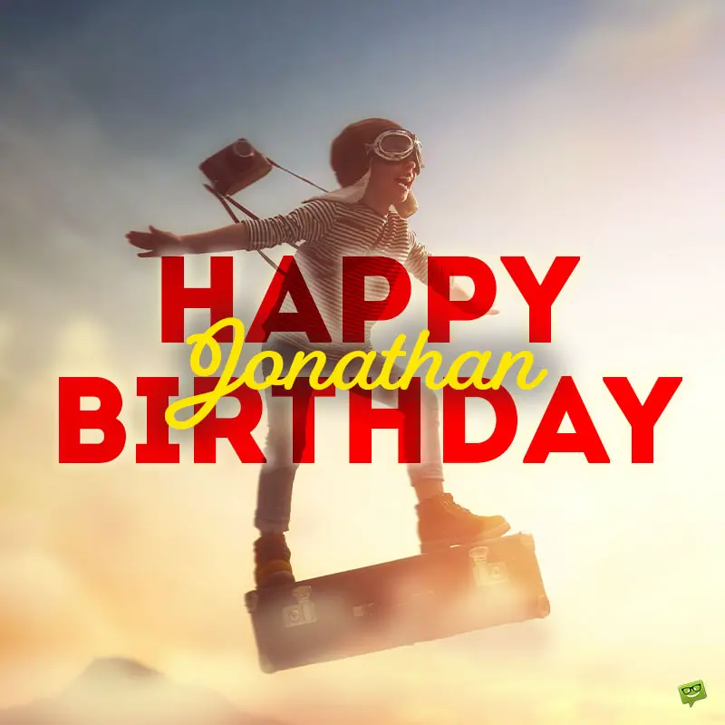 happy birthday image for Jonathan.