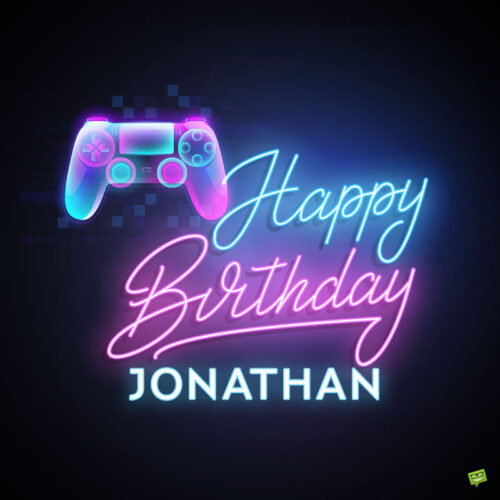 happy birthday image for Jonathan.