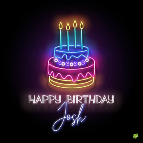 happy birthday image for Josh.