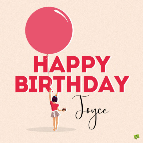 happy birthday image for Joyce.