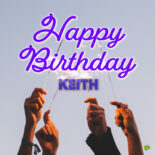 happy birthday image for Keith.
