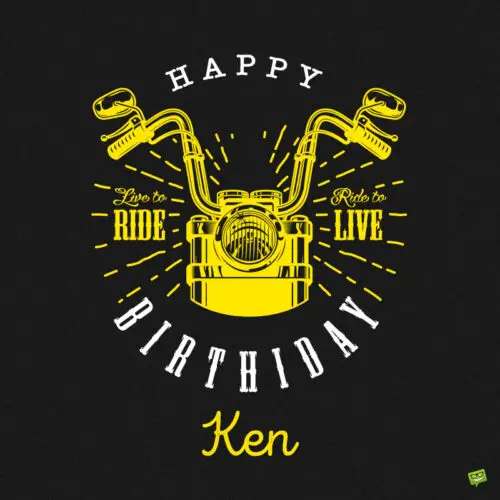 happy birthday image for Ken.