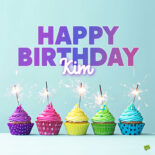 happy birthday image for Kim.