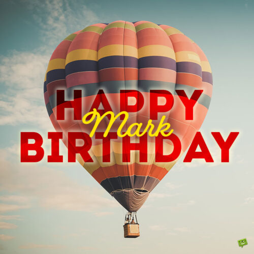 happy birthday image for Mark.