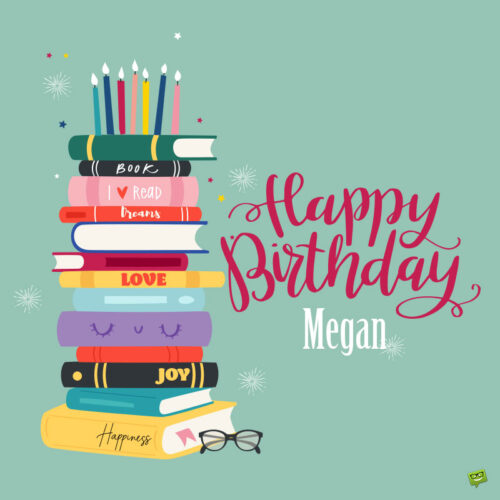 happy birthday image for Megan.