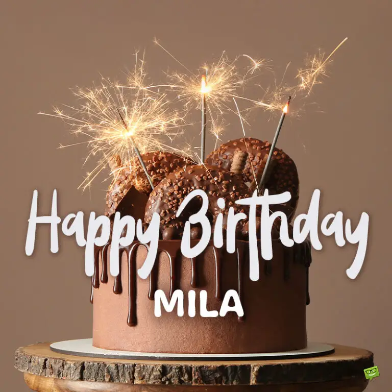 Happy Birthday, Camila/Mila – Images and Wishes to Share with Her