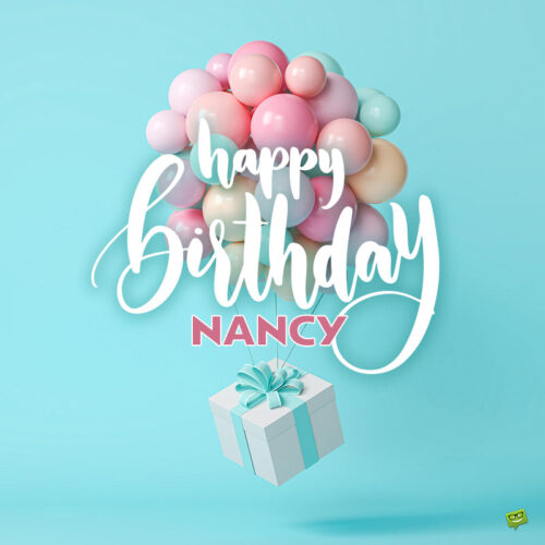 birthday image for Nancy.