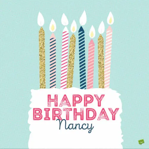 birthday image for Nancy.