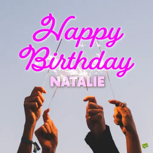 birthday image for Natalie.