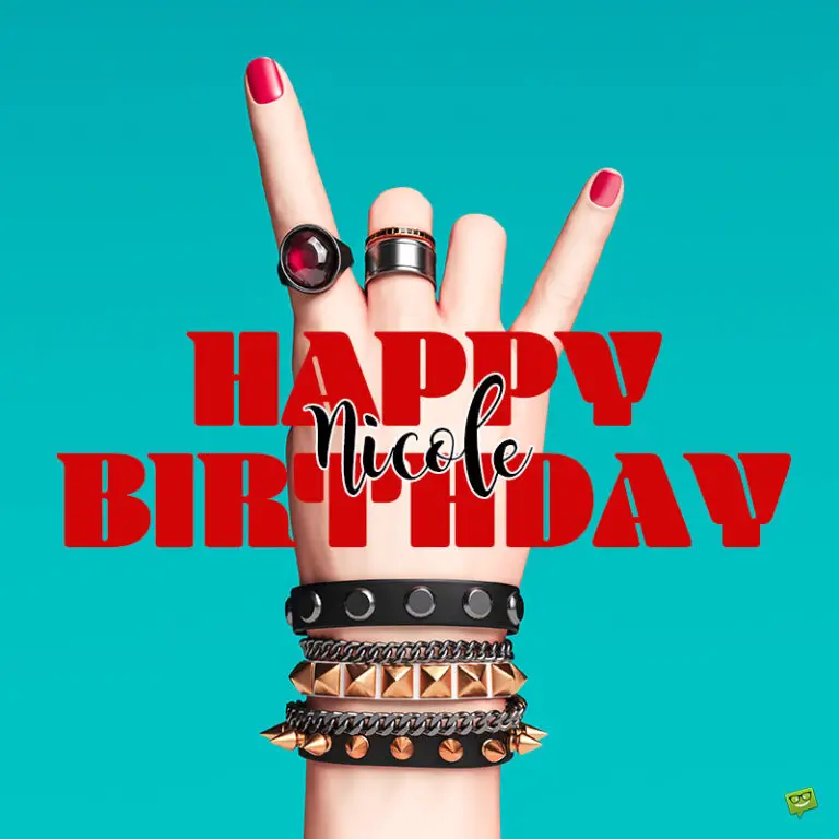 Happy Birthday Nicole / Nikki! - Images and Wishes to Share