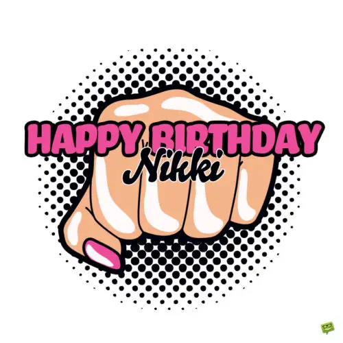 birthday image for Nikki.