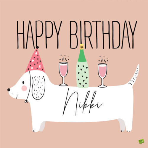 birthday image for Nikki. | Birthday Wishes Expert birthday image for Nikki.