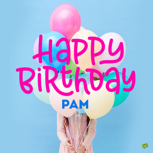 birthday image for Pam.