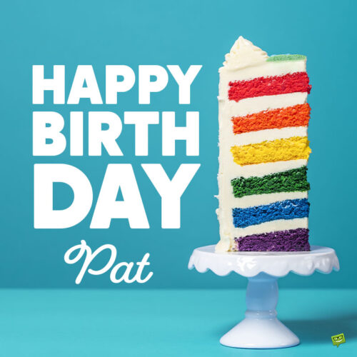 birthday image for Pat.