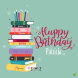 happy birthday image for Patricia.