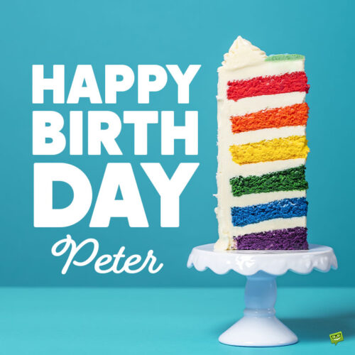 happy birthday image for Peter.