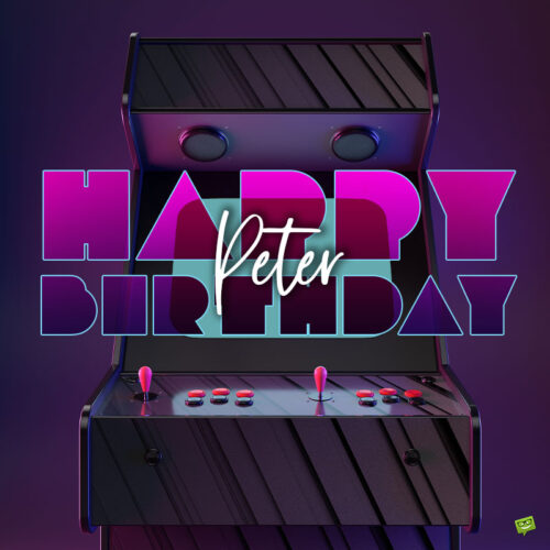 happy birthday image for Peter.