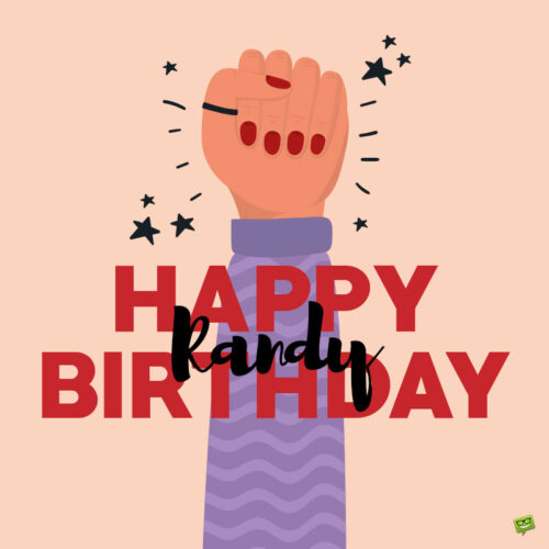 happy birthday image for Randy.