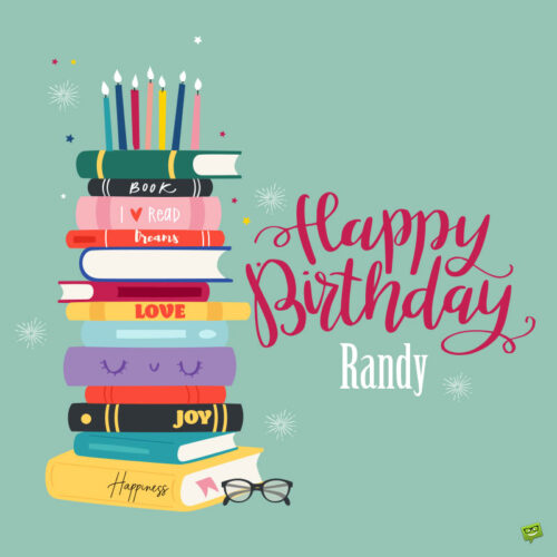 happy birthday image for Randy.