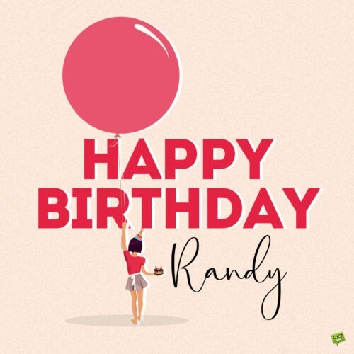 happy birthday image for Randy.