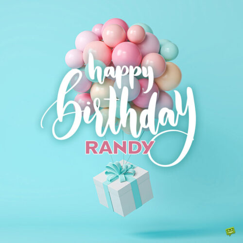 happy birthday image for Randy.