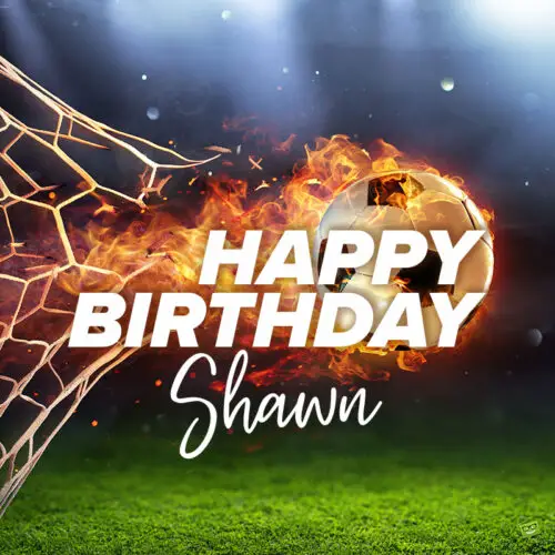 happy birthday image for Shawn.