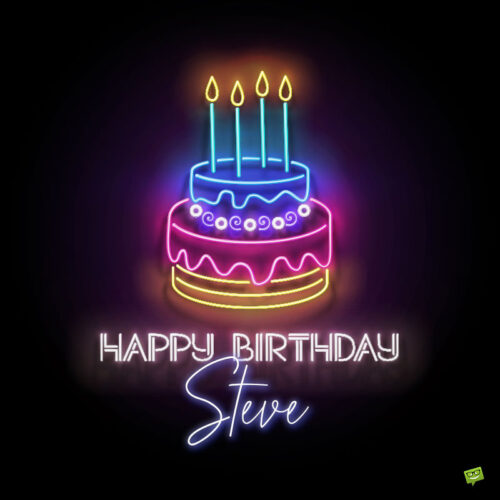 happy birthday image for Steve.