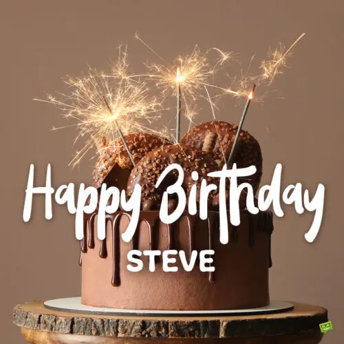 happy birthday image for Steve.