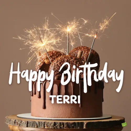 happy birthday image for Terri.