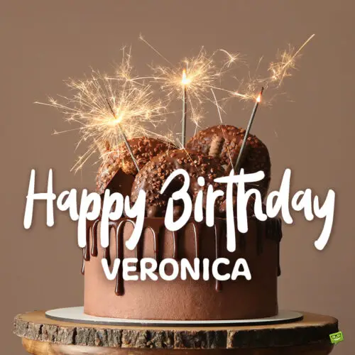 happy birthday image for Veronica.