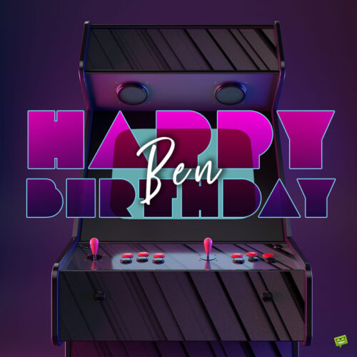 Happy Birthday image for Βen.