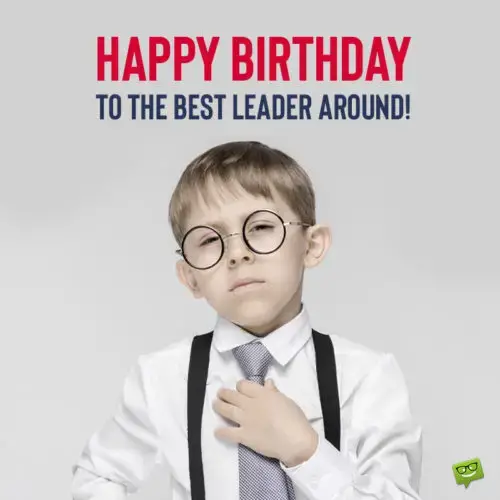 Funny birthday image for boss.