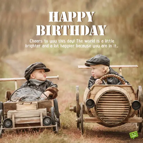Birthday wish for brother on image for easy sharing.
