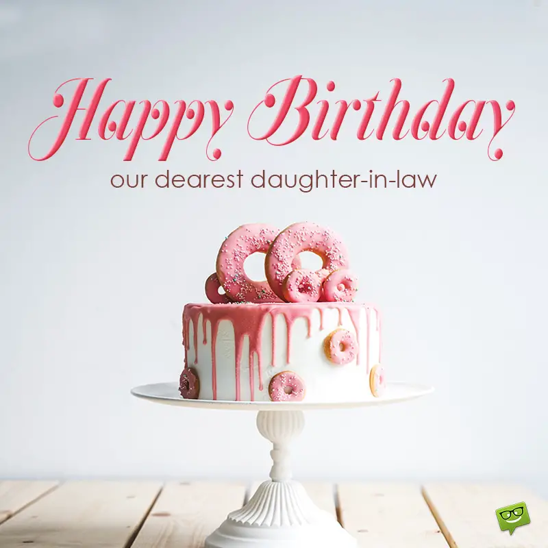 Happy Birthday Daughter In Law Messages For Her