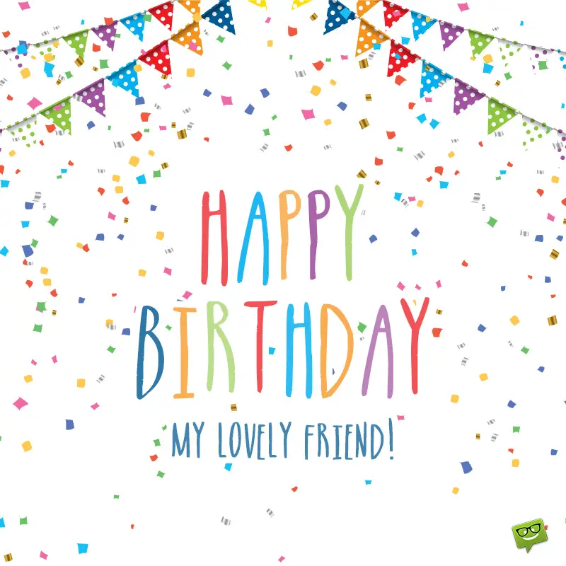 Wish birthday for friend