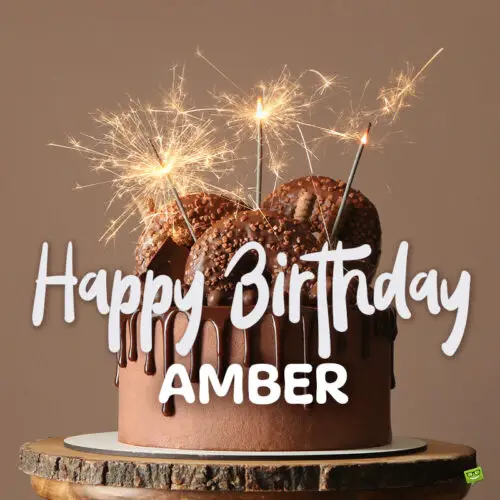 Happy Birthday Image for Amber.