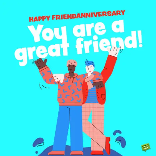 Friendversary wish on image to share.