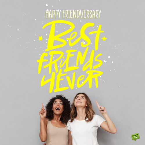 Friendversary wish on image to share.