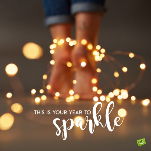 Fun and playful Happy New Year image. Happy New Year image to help you wish and motivate a friend.